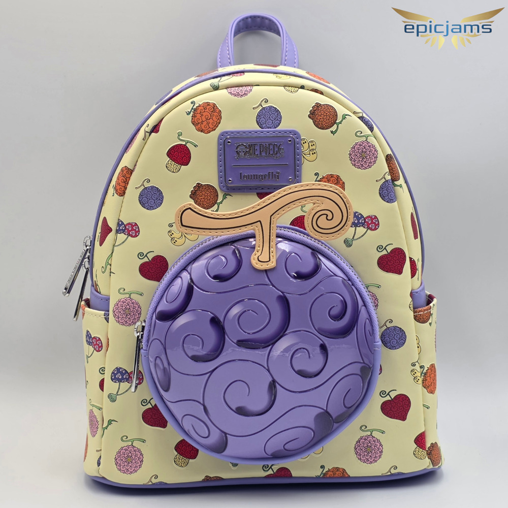Loungefly One Piece Devil Fruit Mini Backpack New